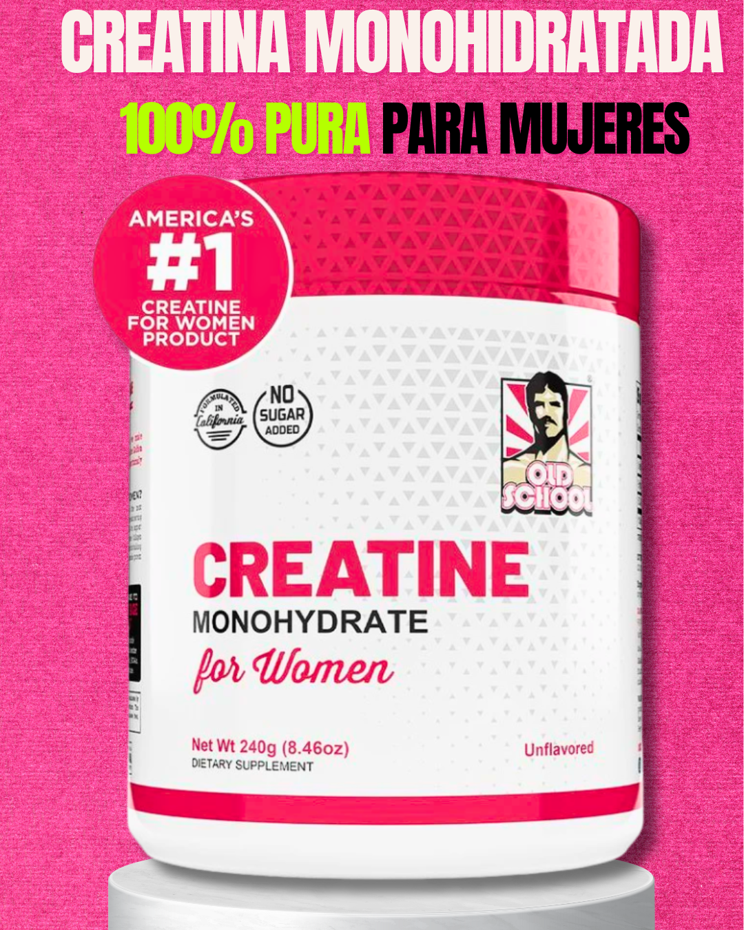 CREATINE MONOHYDRATE PARA MUJERES