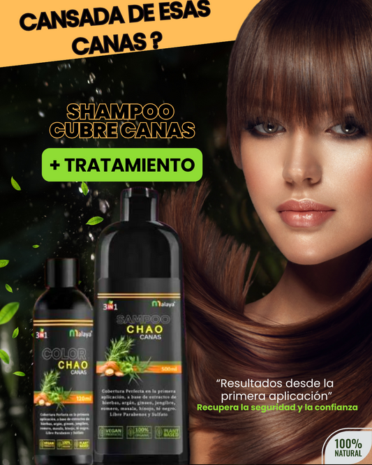 SHAMPOO CHAO CANAS +GRATIS TRATAMIENTO
