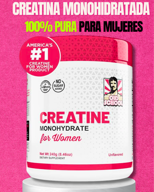 CREATINE MONOHYDRATE PARA MUJERES